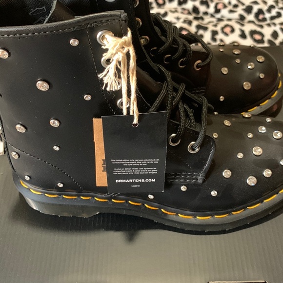 Dr. Martens Shoes - Dr. Martens 1460 LTD EDITION Swarovski UK5 NIB